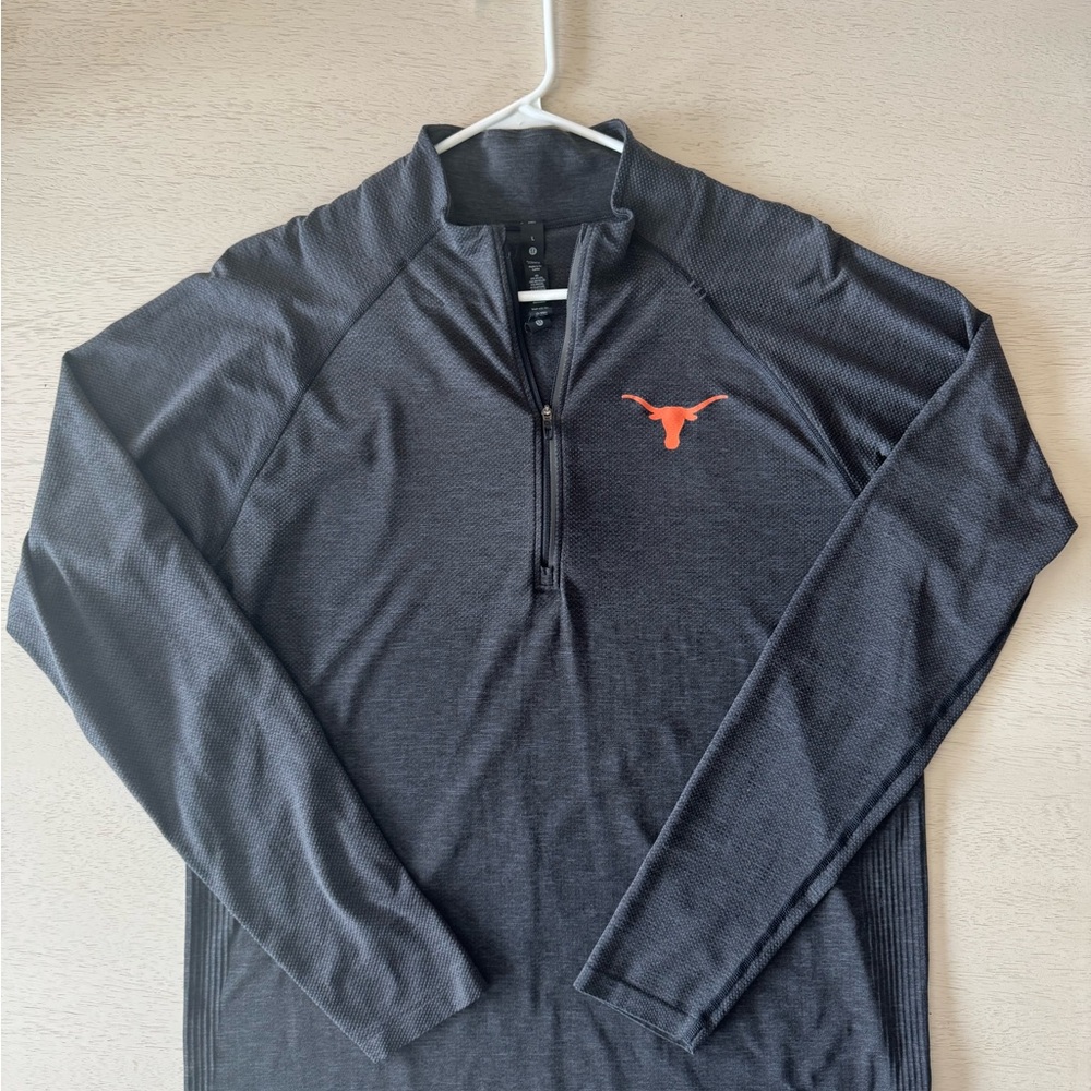 Lululemon Texas Longhorns Black Quarter-Zip Pullover